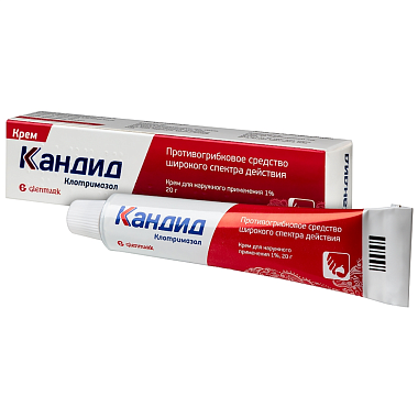 Купить Кандид 1% 20 г крем для наружного применения