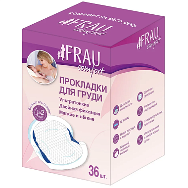 Купить Frau Comfort 36 шт прокладки в бюстгальтер