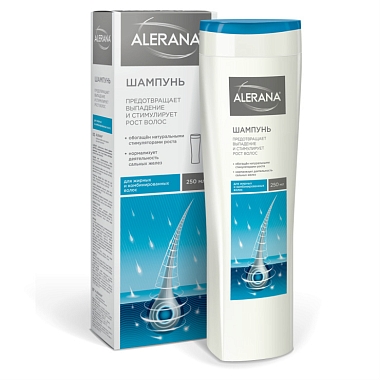 Купить Alerana 250 мл шампунь для жирных и комбинированных волос