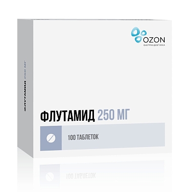Купить Флутамид 250 мг 100 шт таблетки