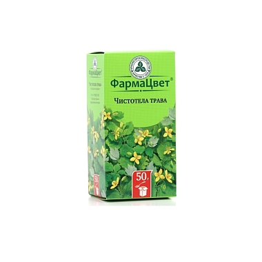 Купить Чистотел трава 50 г пачка