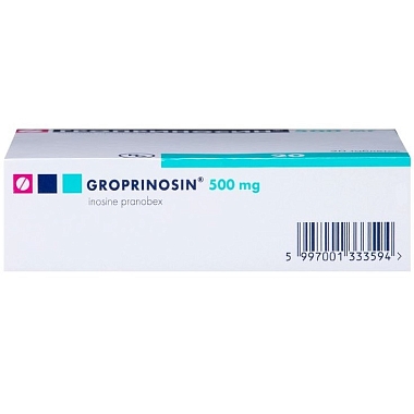 Купить Гроприносин 500 мг 20 шт таблетки