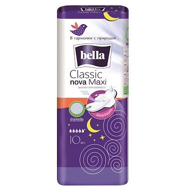Купить Bella Classic Nova Maxi 10 шт прокладки гигиенические