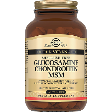 Купить Solgar Комплекс глюкозамина и хондроитина MCM 60 шт таблетки