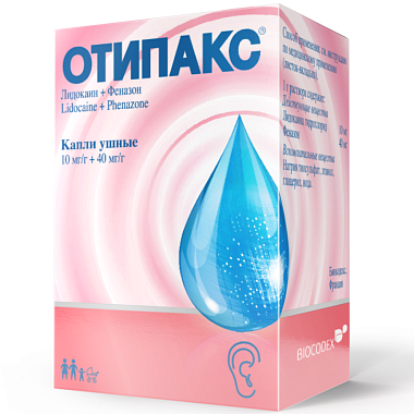 Купить Отипакс 15 мл капли ушные