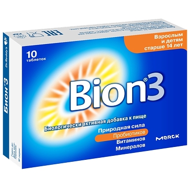 Купить Бион 3 1050 мг 10 шт таблетки