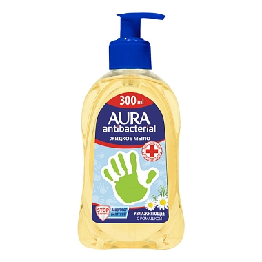 Купить Aura 300 мл мыло жидкое ромашка