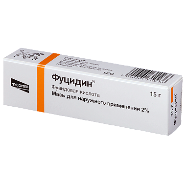 Купить Фуцидин 2% 15 г мазь для наружного применения