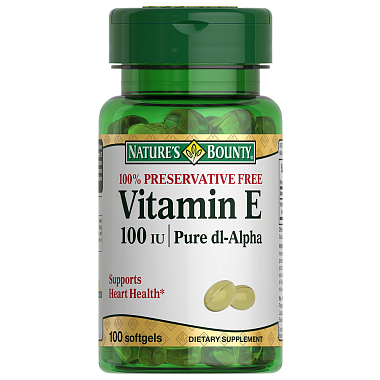 Купить Nature's Bounty Витамин Е 100 МЕ 100 шт капсулы