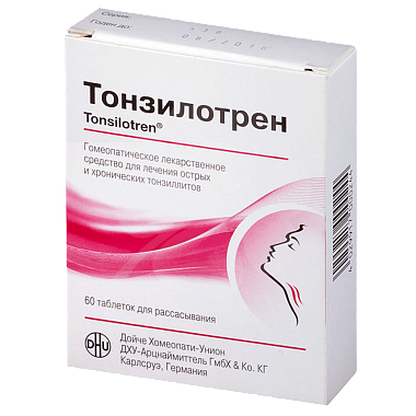 Купить Тонзилотрен 60 шт таблетки