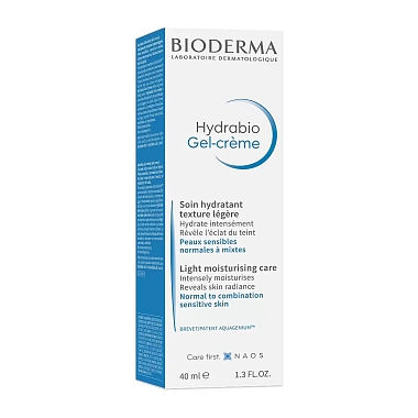 Купить Bioderma Hydrabio гель-крем увлажняющий уход с легкой текстурой, 40 мл