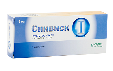 Купить Синвиск 6 мл шприц 1 шт для протезирования синовиальной жидкости