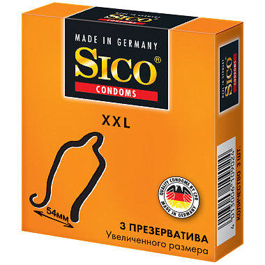 Купить Sico XXL 3 шт презервативы увеличенного размера