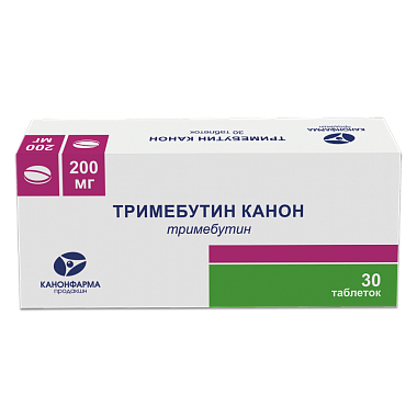 Купить Тримебутин Канон 200 мг 30 шт таблетки