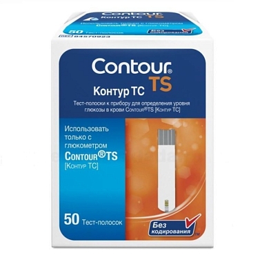 Купить Contour TS 50 шт тест-полоски к глюкометру