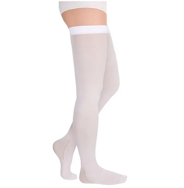 Купить Крейт Luomma Idealista KR-398 чулки 2 класс компрессии закрытый носок размер XL белый