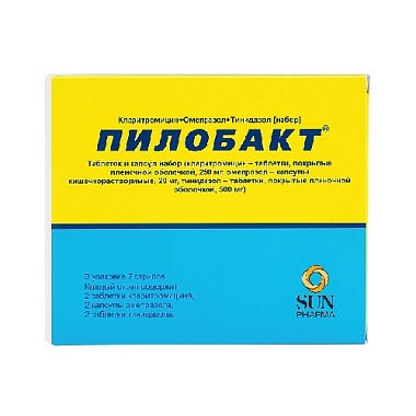 Купить Пилобакт 7 шт таблеток и капсул набор