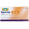 Купить Крестор 10 мг 126 шт таблетки покрытые пленочной оболочкой