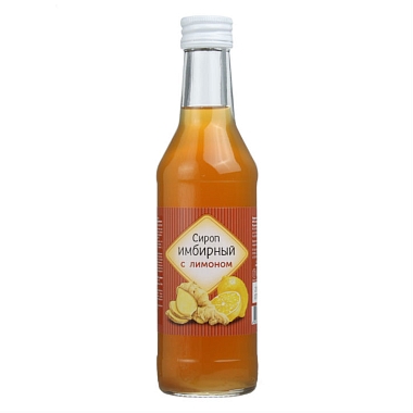 Купить Сироп Имбирный с лимоном на фруктозе 250 мл флакон