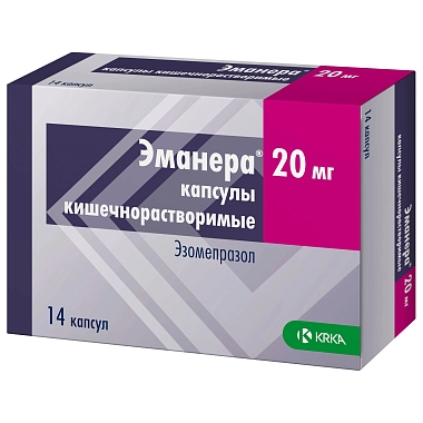 Купить Эманера 20 мг 14 шт капсулы