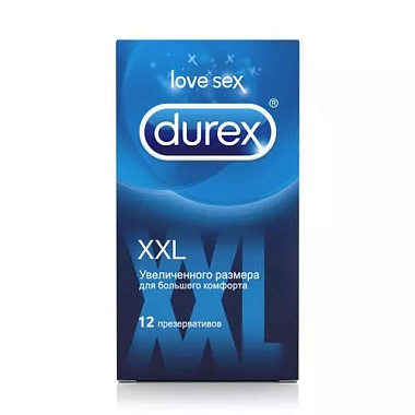 Купить Durex XXL презервативы увеличенного размера 12 шт.
