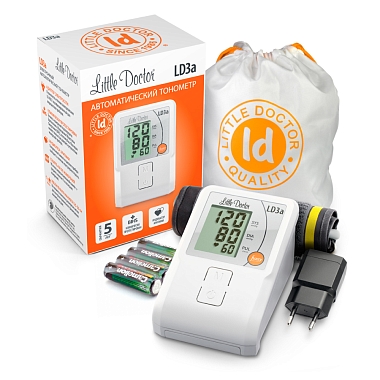 Купить Little Doctor LD 3A тонометр автоматический на плечо с адаптером и манжетой 25-36 см