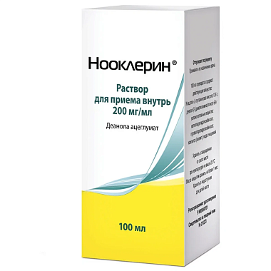 Купить Нооклерин 20% 100 мл 1 шт раствор для приема внутрь флакон