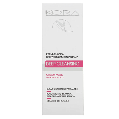 Купить Kora 75 мл крем-маска эксфолиант фруктовые кислоты