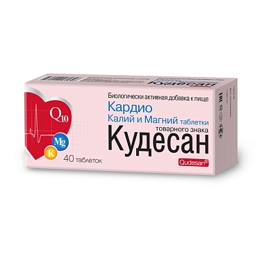 Купить Кудесан с калием и магнием 1000 мг 40 шт таблетки