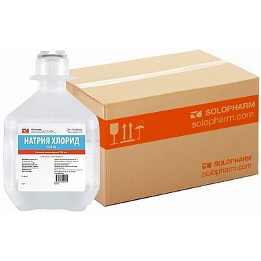 Купить Натрия Хлорид-Солофарм р-р д/инф 0,9% 250мл №20