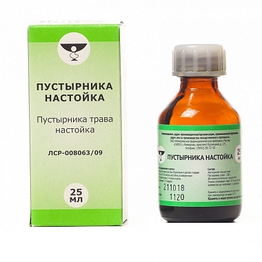 Купить Пустырник настойка фл 25мл (Кемеровская фф)
