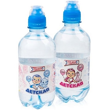 Купить Стэлмас 0,33 л вода питьевая детская негазированная спорт пэт