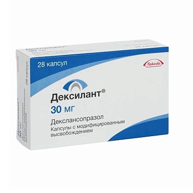 Купить Дексилант 30 мг 28 шт капсулы с модифицированным высвобождением