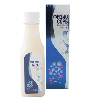 Купить ФизиоСорб природный сорбент 240 мл жидкость флакон