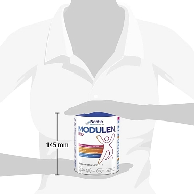 Купить Modulen IBD 400 г лечебная смесь для энтерального питания при болезни Крона и ВЗК для детей с 5 лет и взрослых