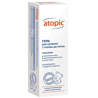 Купить Atopic 200 мл гель для для купания с головы до пяток