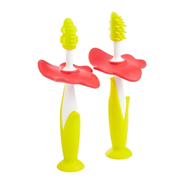 Купить Roxy-kids набор 2 шт прорезыватель для зубов и массажер салатовый