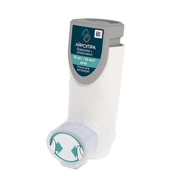 Купить Айрсупра 80 мкг + 90 мкг 120 доз аэрозоль для ингаляций дозированный