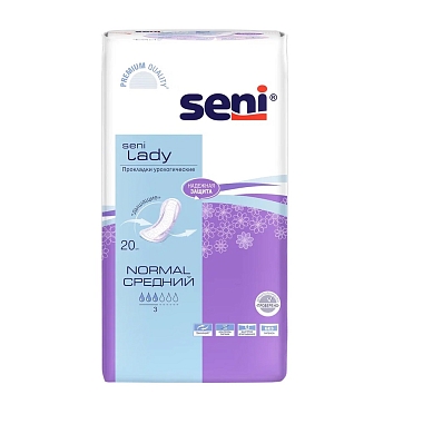 Купить Seni Lady Normal 20 шт прокладки урологические 3 капли