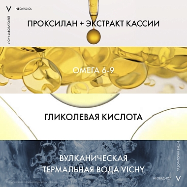 Купить Vichy Neovadiol Meno 5 Bi-Serum 30 мл сыворотка бифазная для кожи в период менопаузы