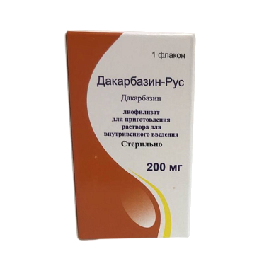 Купить Дакарбазин-Рус 200 мг 1 шт лиофилизат для приготовления раствора для внутривенного введения