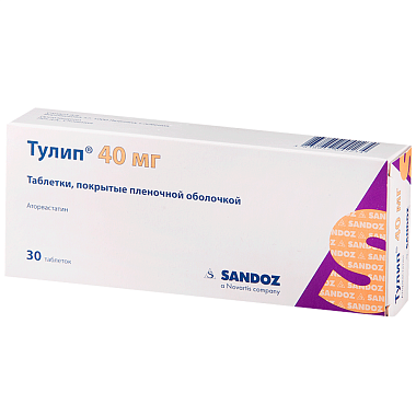 Купить Тулип 40 мг 30 шт таблетки покрытые пленочной оболочкой