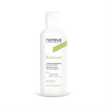 Купить Noreva Exfoliac 125 мл лосьон для лица с высокой концентрацией АНА кислот