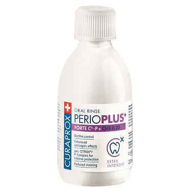 Купить Curaprox Perio Plus Forte 200 мл ополаскиватель для полости рта с хлоргексидином