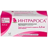Купить Интрароса 6,5 мг 28 шт суппозитории вагинальные в комплекте с аппликаторами 6 шт