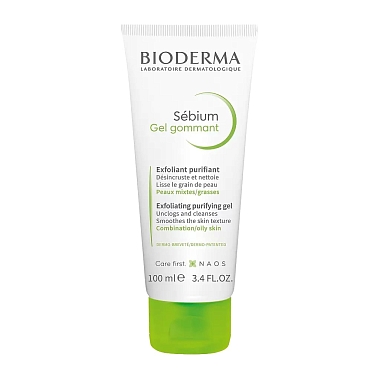 Купить Bioderma Sebium 100 мл гель гуммирующий