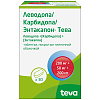 Купить Леводопа/Карбидопа/Энтакапон-Тева 200 мг + 50 мг + 200 мг 30 шт таблетки покрытые пленочной оболочкой
