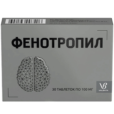 Купить Фенотропил 100 мг 30 шт таблетки
