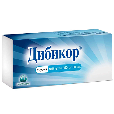Купить Дибикор 250 мг 60 шт таблетки
