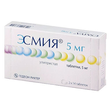 Купить Эсмия 5 мг 28 шт таблетки